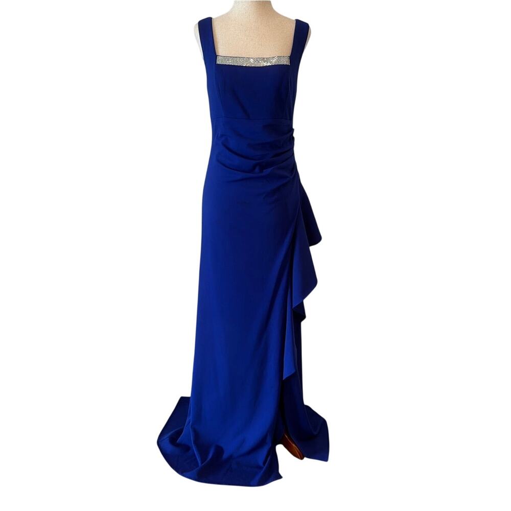 NWOT Alex Evenings Blue Embellished Evening Gown, Women’s Size 6